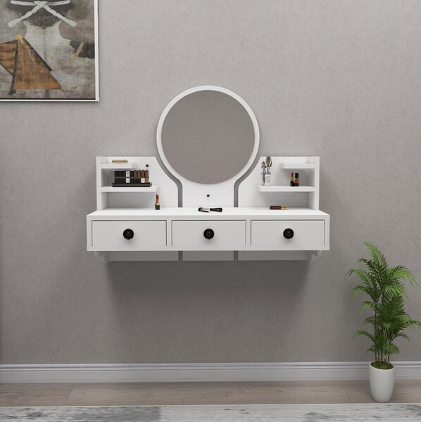 Măsuță de toaletă Makole (alb) . 1094114