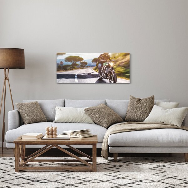 Tablou - Motociclist (120x50 cm)