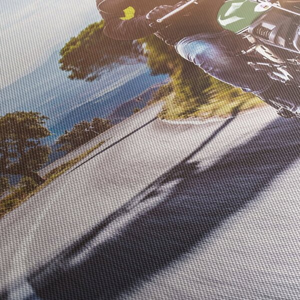Tablou - Motociclist (120x50 cm)