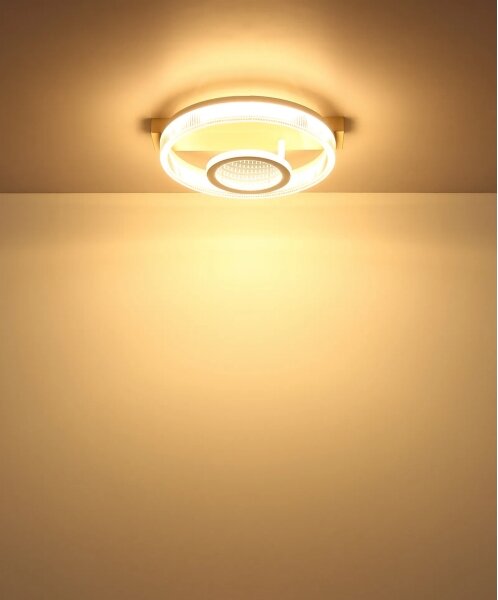 Globo 48046D5 - Plafonieră LED ZARA LED/18W/230V 3000K 33x36 cm