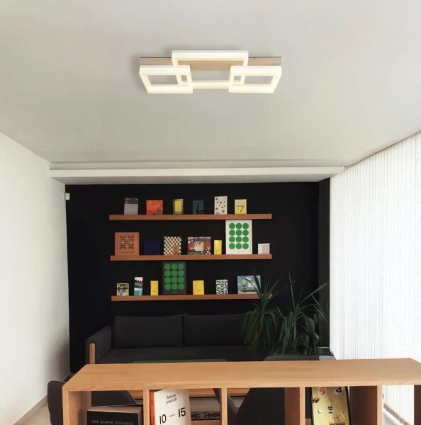 Globo 48047D2 - Plafonieră LED ZARA, 40W, 230V, 3000K, 33x66 cm
