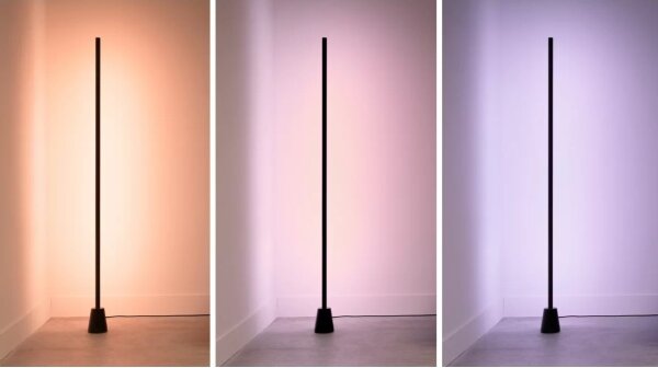 WiZ - Lampă de podea reglabilă LED RGBIC GRADIENT LED/9,7W/230V 2700-6500K Wi-Fi
