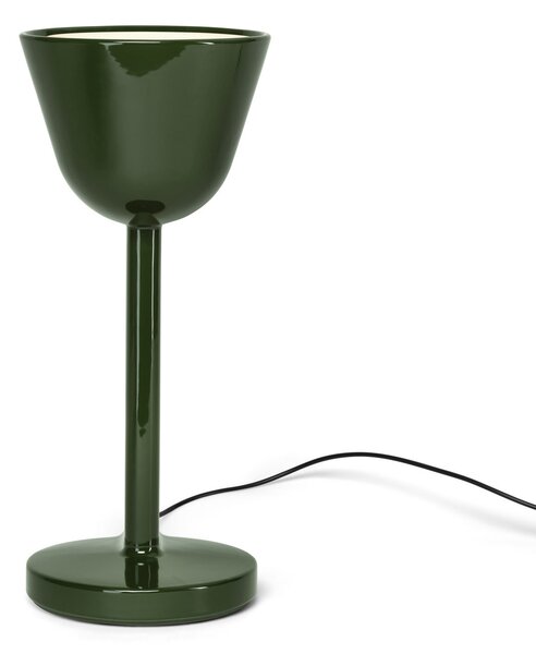 FLOS Lampă de masă Céramique Up, verde, reglabil, Verde, Camera de zi / sufragerie, Ceramică, Design