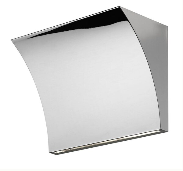 FLOS Pochette aplică de perete LED crom, Metalic, Camera de zi / sufragerie, Metal, Design