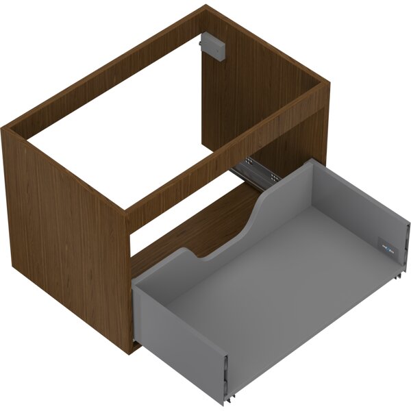 Mexen Box-A, dulap suspendat 70 cm, 1 sertar, nuc, 91AX0-0700-470-1-86