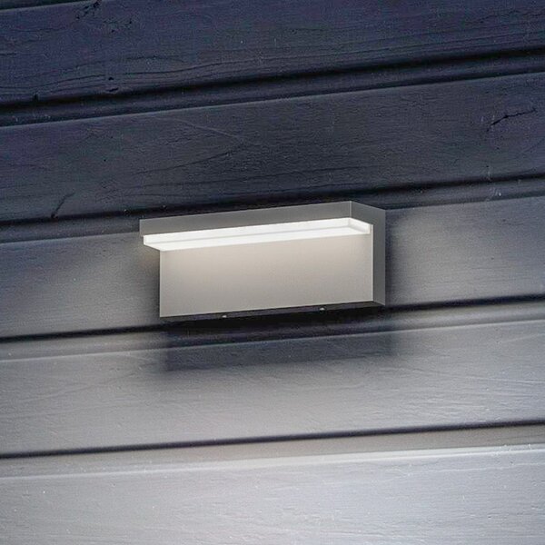 Philips LED pentru exterior Bustan UE, 2.700 K, Negru, Aluminiu, Modern, Perete unghiular