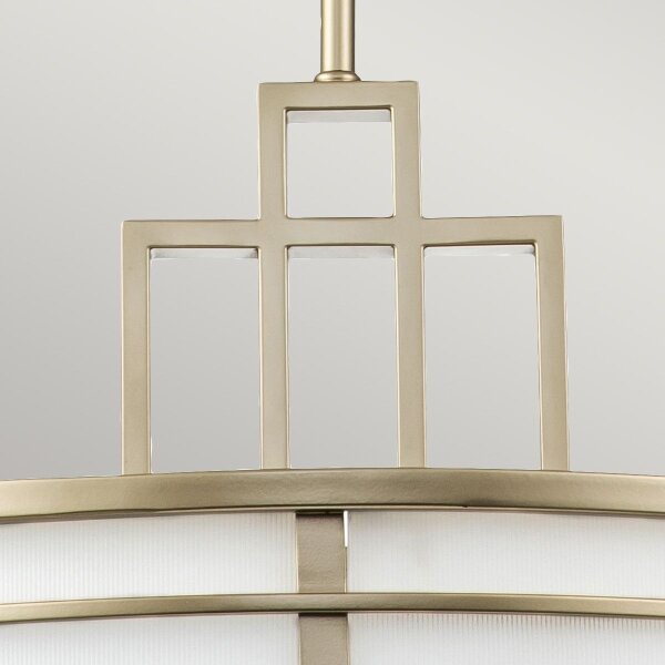 Feiss FE-FUSION-P-L-PNBR - Candelabru cu tijă FUSION, 3xE27/40W/230V, auriu