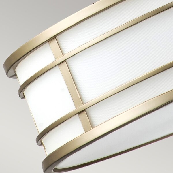 Feiss FE-FUSION-P-L-PNBR - Candelabru cu tijă FUSION, 3xE27/40W/230V, auriu