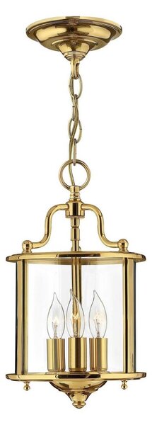 Hinkley HK-GENTRY-P-S-PB - Candelabru suspendat pe lanț GENTRY, 3xE14/60W/230V, auriu