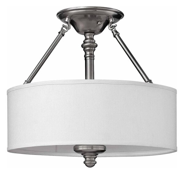 Hinkley HK-SUSSEX-SF - lustră aplicată SUSSEX 3xE27/60W/230V, crom mat