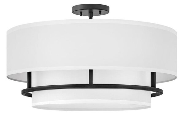 Hinkley HK-GRAHAM-L-BK - Lustră aplicată GRAHAM 4xE14/40W/230V negru