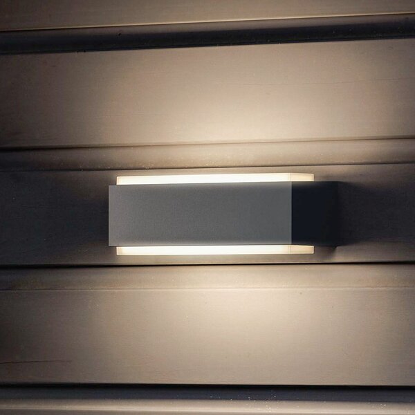Philips LED cu LED-uri pentru exterior Stratosphere UE, 2 lumini, Negru, Aluminiu, Modern