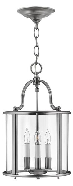 Hinkley HK-GENTRY-P-M-PW - Lustru suspendat pe lanț GENTRY, 4xE14/60W/230V, crom mat