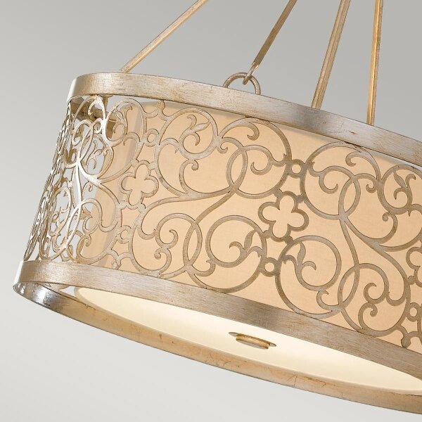 Feiss FE-ARABESQUE4 - Lustră cu tijă ARABESQUE 4xE27/60W/230V aurie