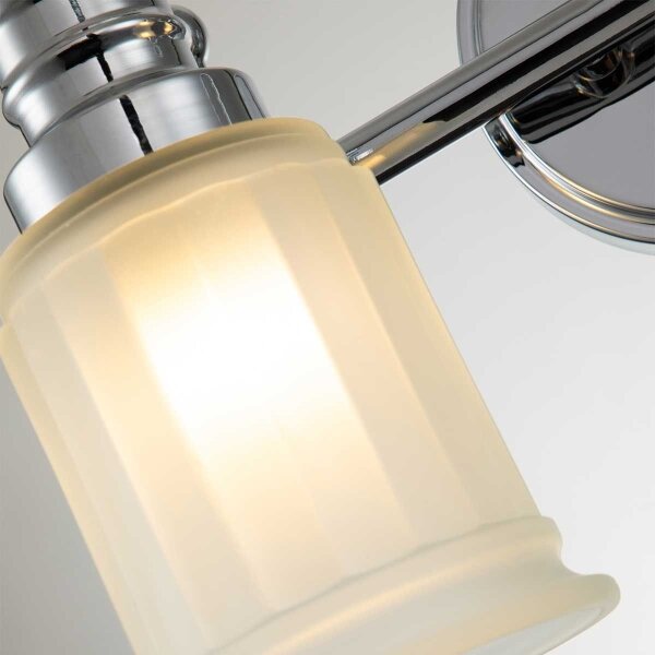 Quoizel QZ-SWELL2-PC-BATH-LED Aplică de perete pentru baie SWELL 2xG9/3W/230V IP44 crom