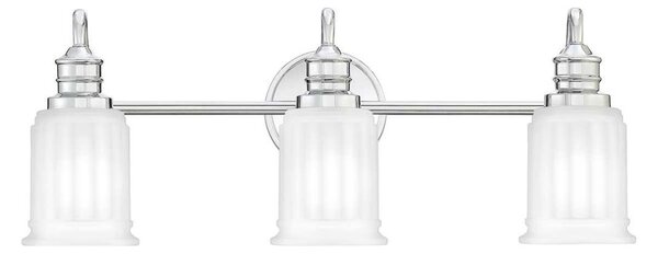 Quoizel QZ-SWELL3-PC-BATH-LED Aplica de perete pentru baie SWELL 3xG9/3W/230V IP44 crom