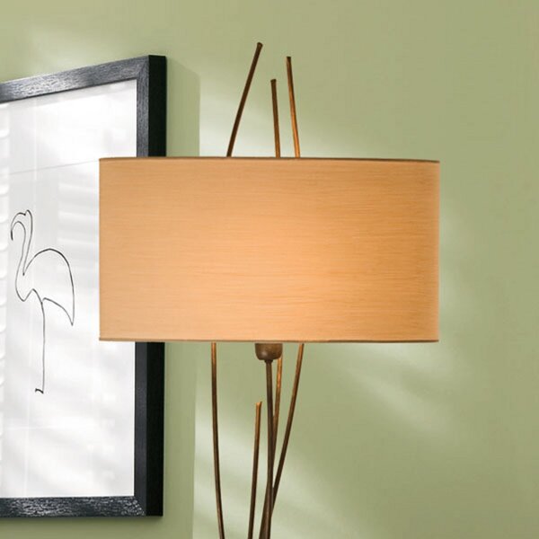 Menzel Living Oval lampă de podea, Negru, Camera de zi / sufragerie, Metal, Modern