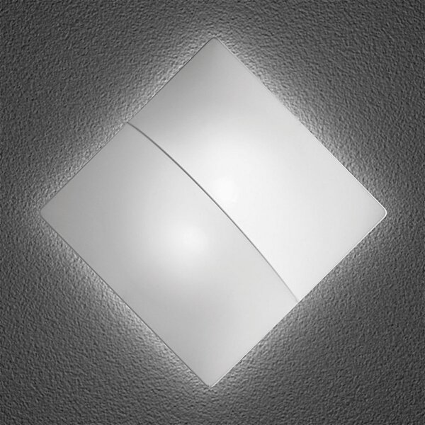 Axo Light Axolight Nelly S - aplică cu stofă 60x60cm, reglabil, Alb, Camera de zi / sufragerie, Metal, Design, Plafon unghiular direct