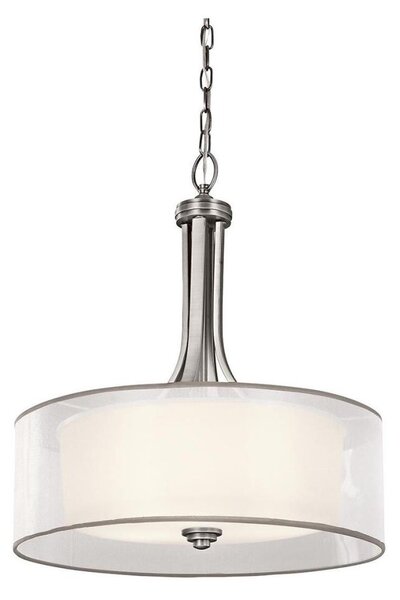 Kichler KL-LACEY-P-L-AP - Candelabru cu lanț LACEY 4xE27/60W/230V crom mat