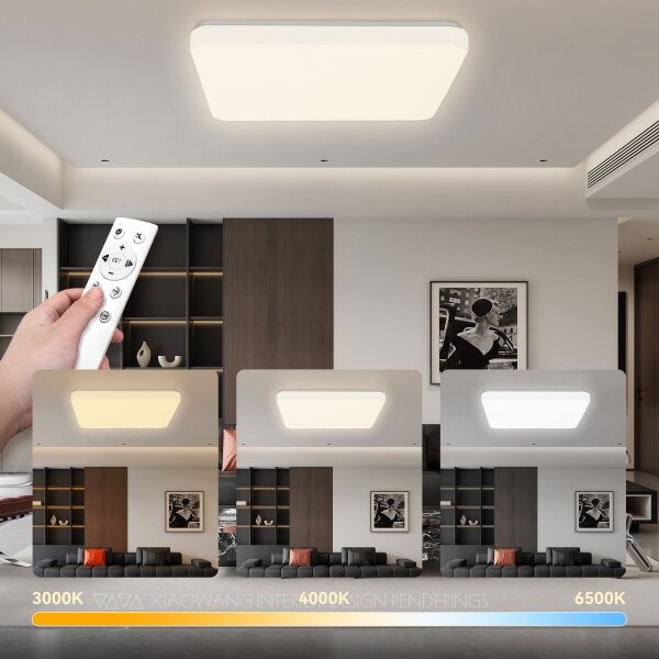 Brilagi - Plafonieră LED dimabilă MILKY WAY LED/24W/230V 3000-6500K + telecomandă