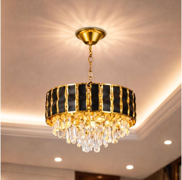 Brilagi - Lustru pe lanț CRISTAL 5xE14/40W/230V, diametru 38 cm