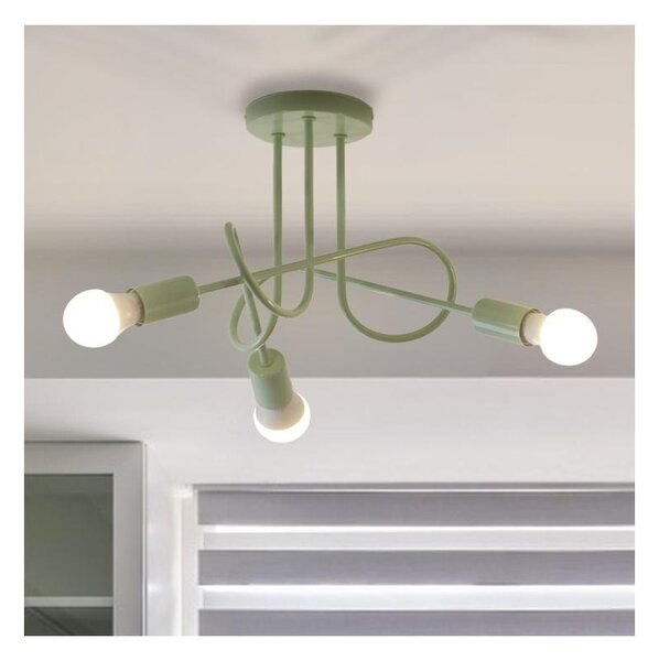 Lustră aplicată OXFORD 3xE27/15W/230V verde