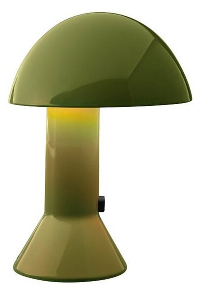 Lampă de masă Martinelli Luce, Elmetto, Verde, Camera de zi, Plastic, Design