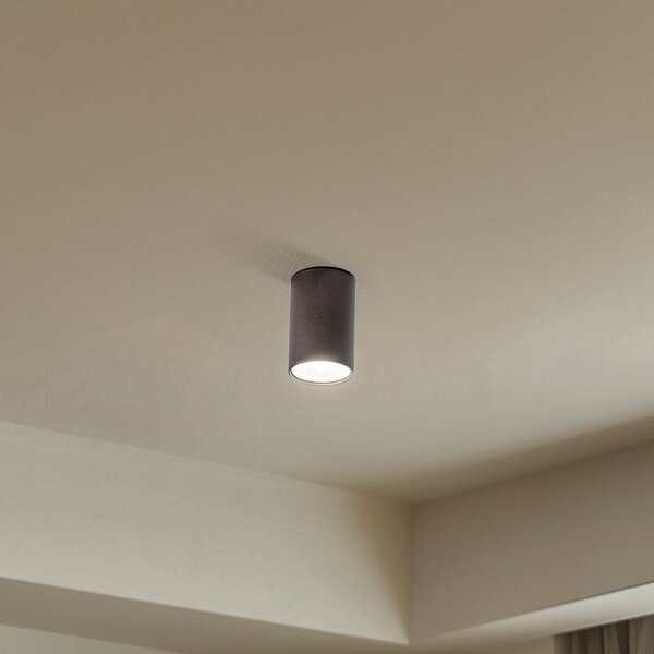 TK Lighting Downlight Top, flacără unică, maro, reglabil, Maro / Rugină, Camera de zi / sufragerie, Metal, Modern
