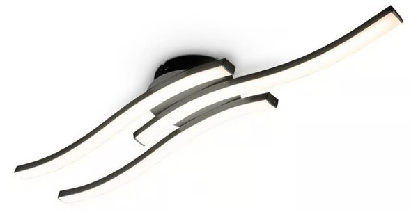 Plafonieră LED 3x6W/230V 2700K negru