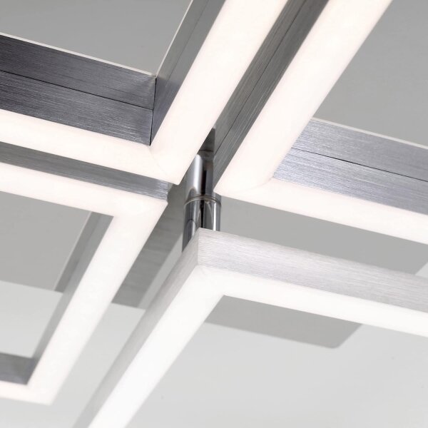Plafonieră LED reglabilă 42W/230V/3000K crom mat