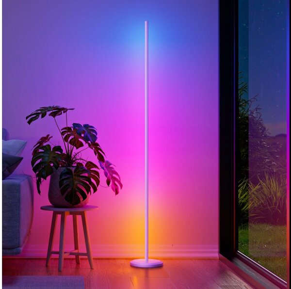 Nanoleaf NL7204K0201A070-LEDRGBW Lampă de podea dimabilă LED RGBW 22W/230V 2200-6500K Wi-Fi albă