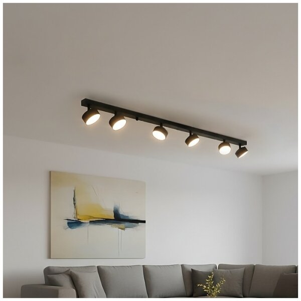 Spot LUNVIGO 6xGX53/35W/230V, negru