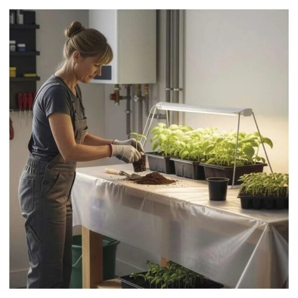 Lampă LED de interior pentru cultivarea plantelor GROW, 15W/230V