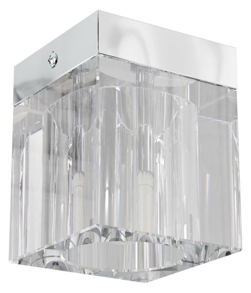 Open Design OR81039 - Spot CUBO 1xG9/8W/230V sticlă transparentă/crom lucios