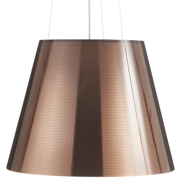 FLOS KTribe S2 lampă suspendată, bronz, reglabil, Bronz / Alamă Veche, Camera de zi / sufragerie, Plastic, Design