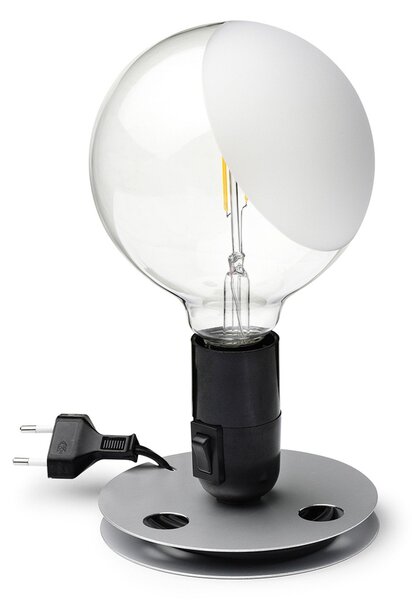 Lampă de masă FLOS, Lampadina, Negru, Camera de zi, Metal, Design