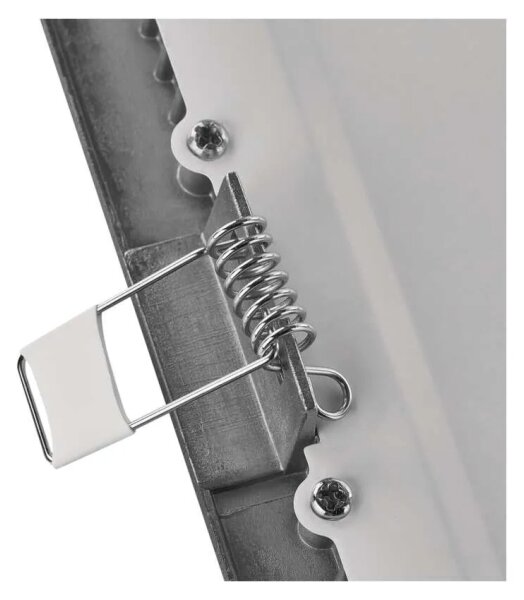 Plafonieră LED încastrată NEXXO LED/18W/230V 3000/3500/4000K, argintie, 22,5 x 22,5 cm