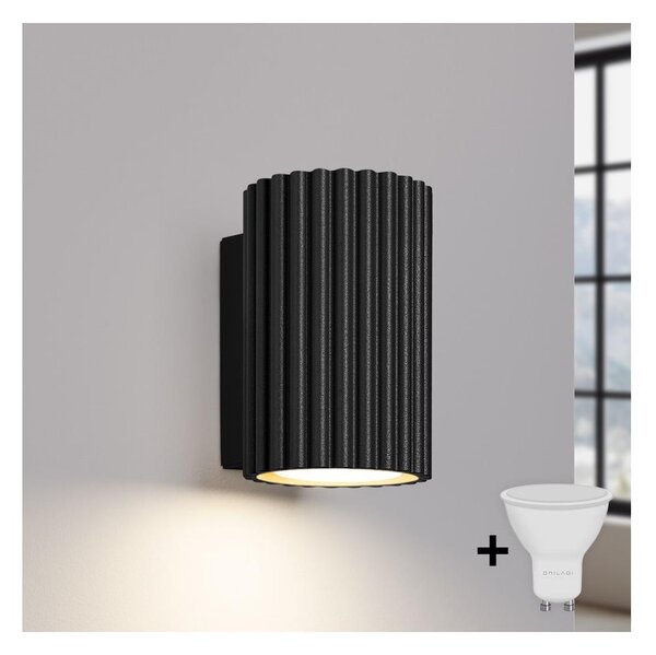 Brilagi - Aplică de perete LED CRESTO 1xGU10/10W/230V, 10 cm, negru