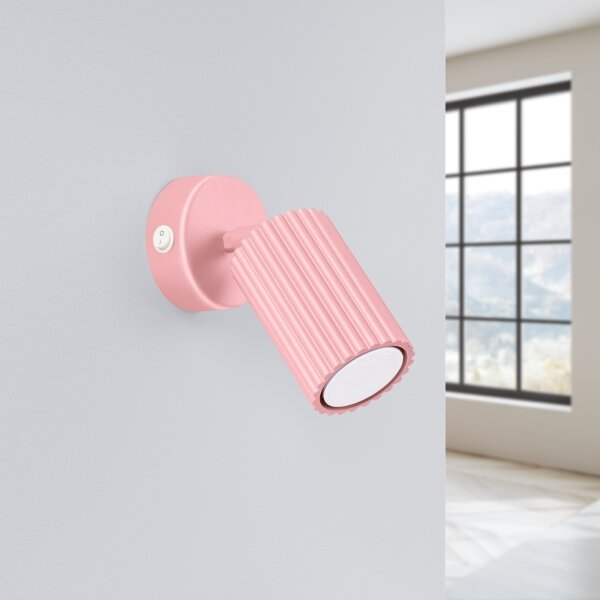Brilagi - Spot LED de perete CRESTO 1xGU10/10W/230V, roz