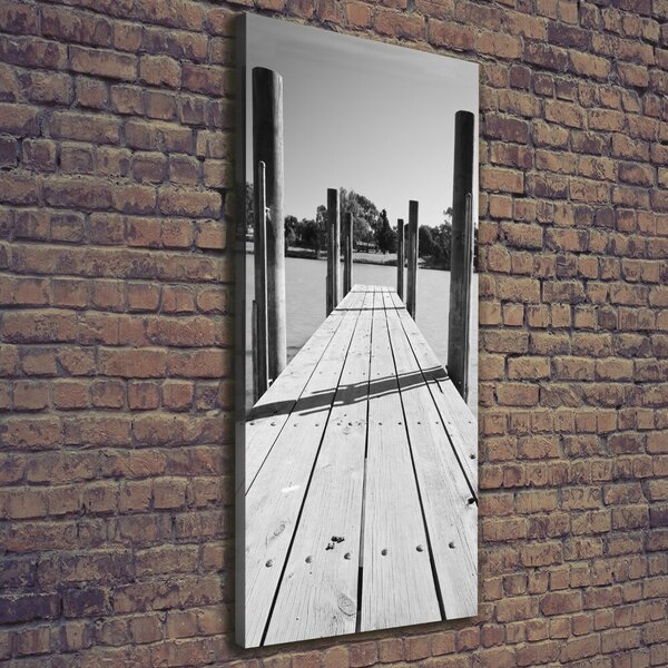 Print pe canvas debarcader din lemn