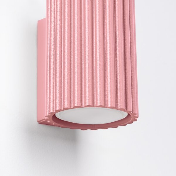 Brilagi - Aplica de perete LED CRESTO 1xGU10/10W/230V 10 cm roz