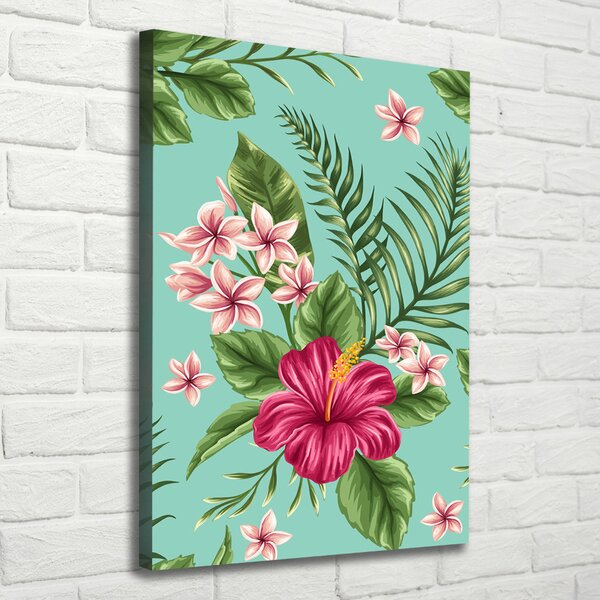 Imprimare tablou canvas flori Hawaii