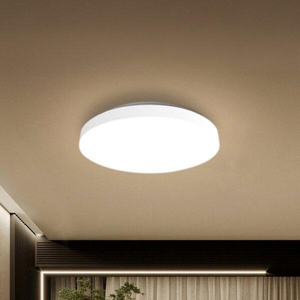 Heitronic Plafonieră cu LED Allrounder 1, culoare reglabilă a luminii, Alb, Hol, Plastic
