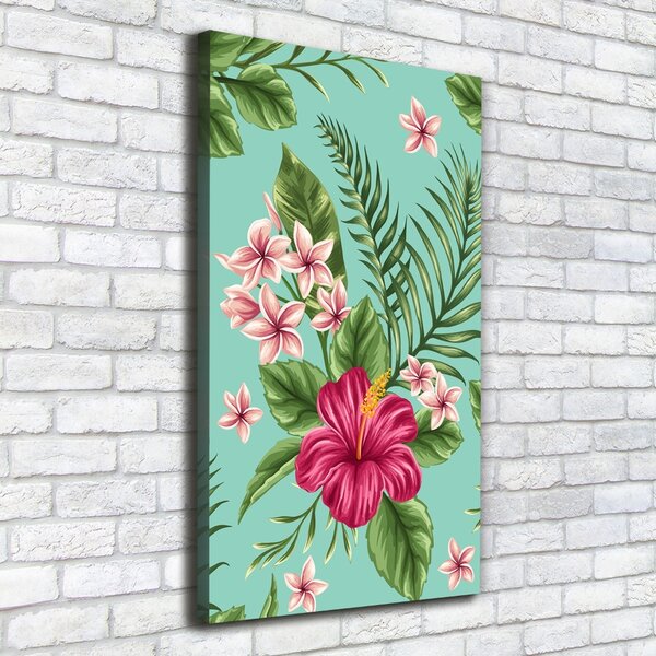 Imprimare tablou canvas flori Hawaii