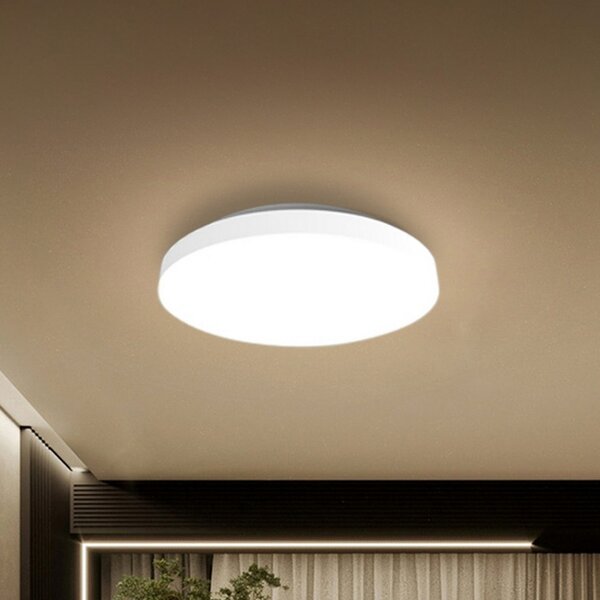 Heitronic Plafonieră LED Allrounder 2, 3000K, Alb, Hol, Plastic