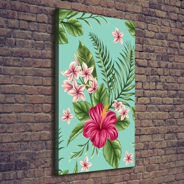 Imprimare tablou canvas flori Hawaii