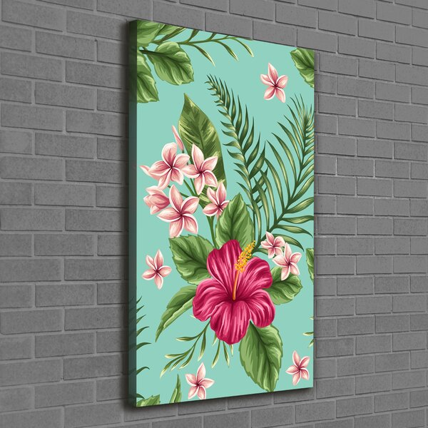 Imprimare tablou canvas flori Hawaii