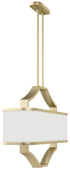 Open Design OR84856 - Lustră cu tijă GERDO OVALE 6xE14/12W/230V alamă/alb