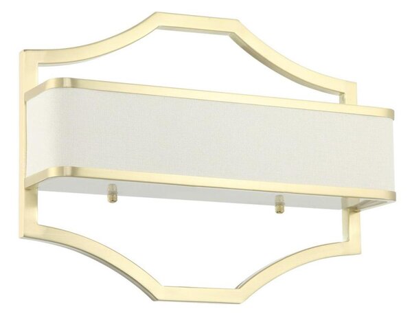 Open Design OR84511 - Aplica de perete GERDO, 2 x E14, 12 W, 230 V, alamă/albă