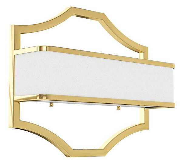 Open Design OR84832 - Aplica de perete GERDO, 2x E14/12W/230V, auriu/alb